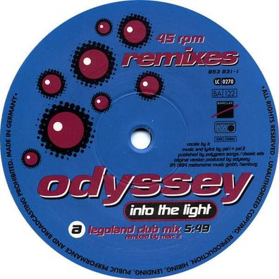 Odyssey ?– Into The Light (Remixes)