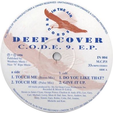 Deep Cover – C.O.D.E. 9. E.P