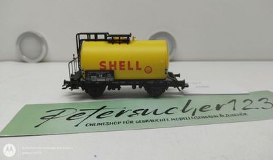 Märklin H0 592207 Kesselwagen SHELL 2-Achser / Gelb / DB