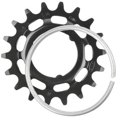 Antriebsritzel E-Bike KMC für Shimano 1/2" x 1/8", 18 Zähne, schwarz