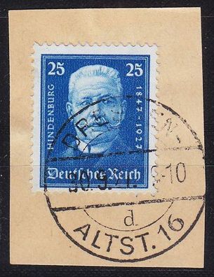 Germany REICH [1927] MiNr 0405 ( BStk ) [01]