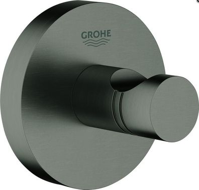 Grohe Bademantelhaken Essentials hard graphite gebürstet
