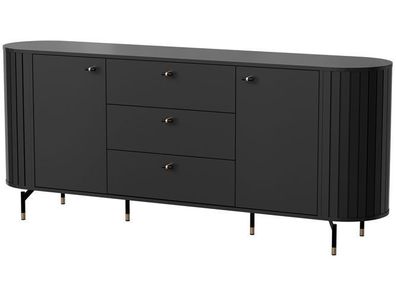 Kommode Zante ZA4 Sideboard schwarz