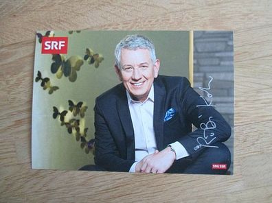 SF Fernsehmoderator Röbi Koller - handsigniertes Autogramm!!!