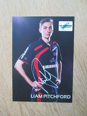 Tischtennis Bundesliga Ochsenhausen Liam Pitchford - handsigniertes Autogramm!!!