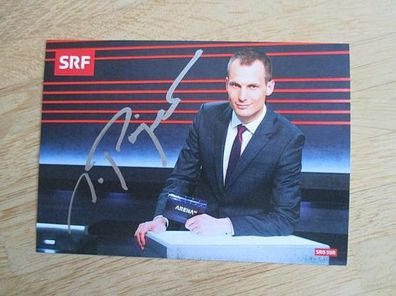 SF Fernsehmoderator Jonas Projer - handsigniertes Autogramm!!!