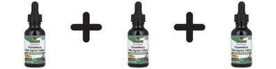 3 x Natures Answer Chasteberry Vitex Agnus Castus - 30 ml
