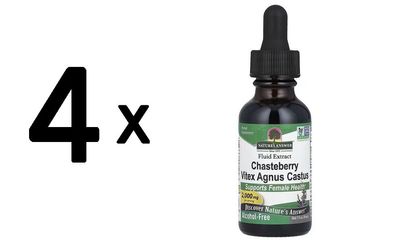 4 x Natures Answer Chasteberry Vitex Agnus Castus - 30 ml