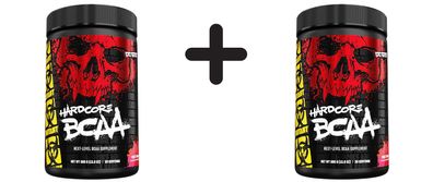 2 x Mutant Hardcore BCAA, Fruit Punch - 390g