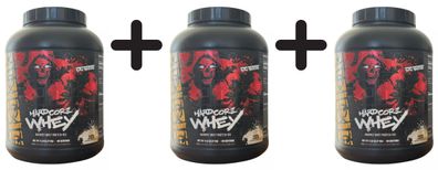 3 x Mutant Hardcore Whey, Cookies & Cream - 2270g