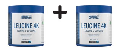 2 x Applied Nutrition Leucine 4K (180 Caps) Unflavoured