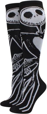 Jack Skellington Kniestrümpfe - Schwarze Damenstrümpfe