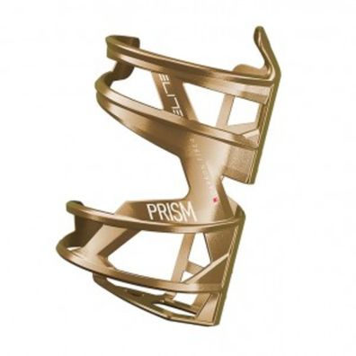 ELITE Trinkflaschenhalter "Prism Carbon" Mod. 19 S links, gold /