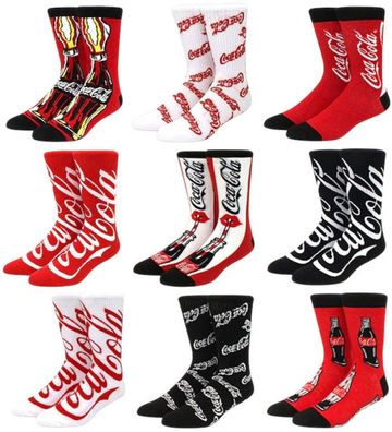 Coca-Cola Socken - 9er-Pack Kultige Coke-Socken