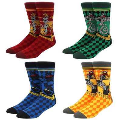 Hogwarts Socken - Harry Potter 4er-Pack Motivsocken