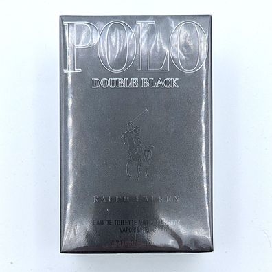 Ralph Lauren Polo Double Black Eau De Toilette 125 ml 4.2 FL Oz Neu Vintage