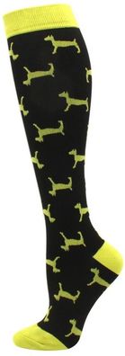 Bunte Damen Kniestrümpfe - Lustige Strümpfe in 50cm Länge - 26