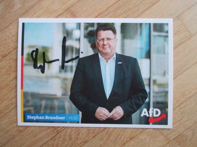 MdB AfD Politiker Stephan Brandner - handsigniertes Autogramm!