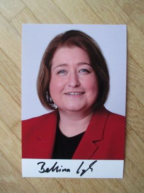 MdB SPD Politikerin Bettina Lugk - handsigniertes Autogramm!