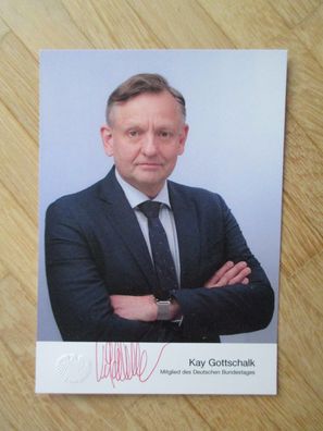 MdB AfD Politiker Kay Gottschalk - handsigniertes Autogramm!!