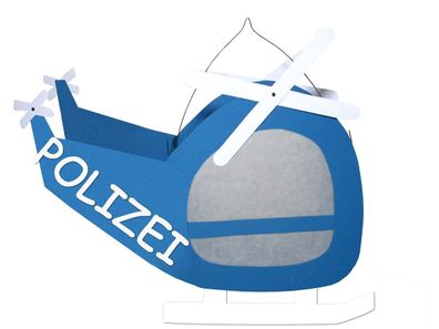 Laternen Bastelset Polizei von Prell, 4 Stück