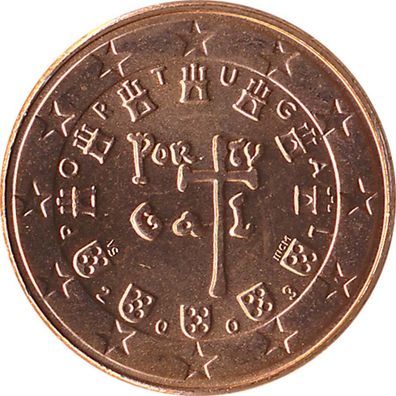 Portugal 5 Cent 2003 Königliches Siegel von 1134*