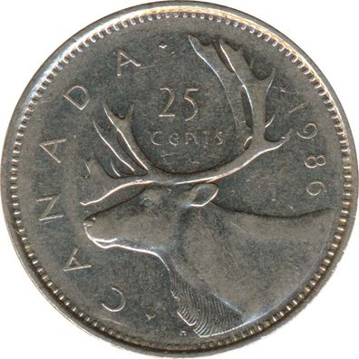 Kanada 25 Cents 1986 Elizabeth II*