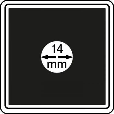 M?ünzkapseln 14mm carree 4er-Packg