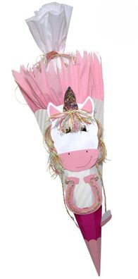 Schultüte Bastelset Einhorn vorgestanzt von Prell