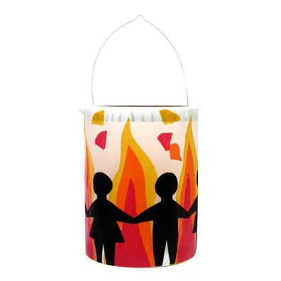 Laternen Bastelset Flamme von Prell, 4 Stück