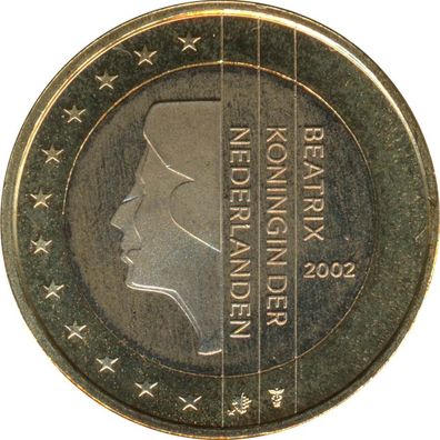 Niederlande 1 Euro 2002 Beatrix*
