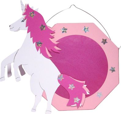 Laternen Bastelset Einhorn von Prell, 10 Stück