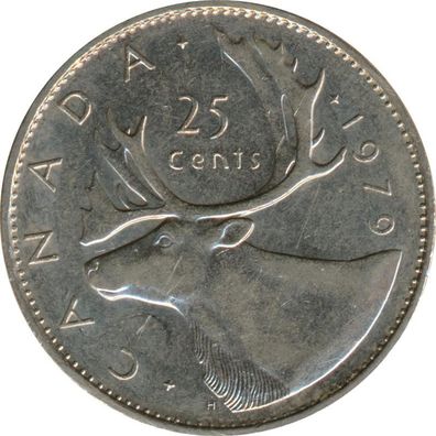 Kanada 25 Cents 1979 Elizabeth II*