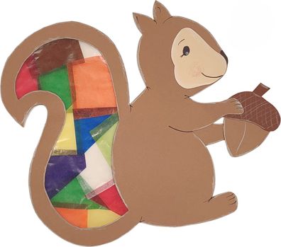 Bastelset Eichhörnchen von Prell, 8 Stück