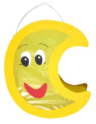 Laternen Bastelset Mond von Prell, 4 Stück