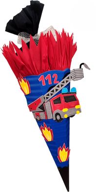 Schultüte Bastelset Feuerwehrauto von Prell