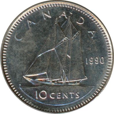 Kanada 10 Cents 1990 Elizabeth II*