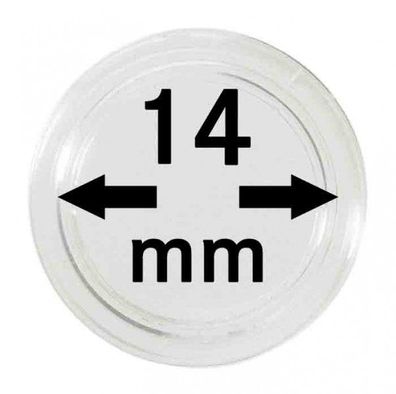 Mü?nzenkapseln Lindner ?14 mm 10er Pack