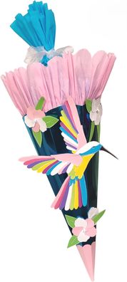 Schultüte Bastelset bunter Vogel von Prell