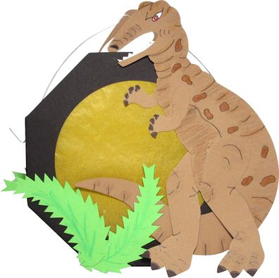 Laternen Bastelset Dino von Prell, 4 Stück