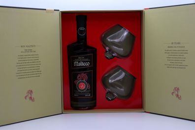 Malteco 20 Jahre Reserva del Fundador 0,7 ltr. GP + 2 Gläser
