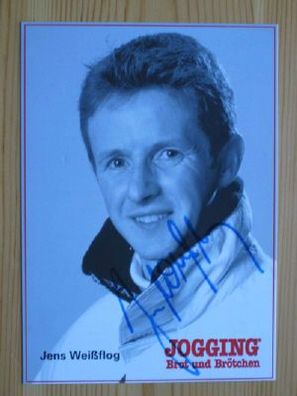 Skispringen Olympiasieger Jens Weißflog - handsigniertes Autogramm!!!