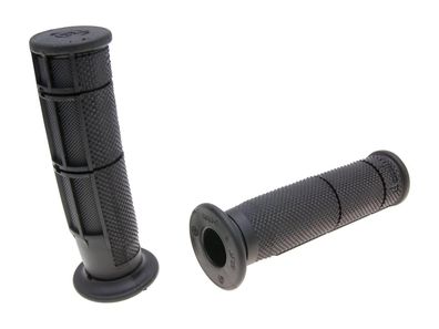 Griffe Satz Domino Halb-Waffel Quad, ATV Daumengas 22/22mm - schwarz
