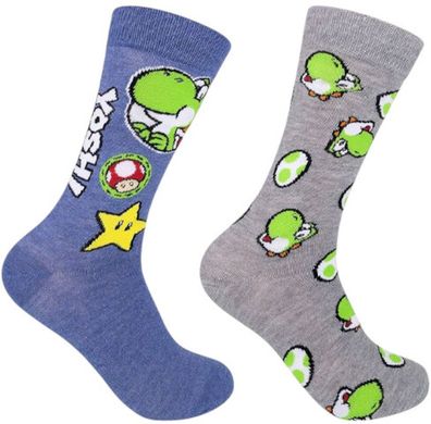 Yoshi Crew Socken - Super Mario Bros. Cartoon Socken