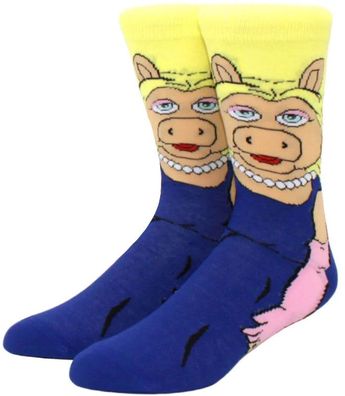 Miss Piggy Socken - Sesamstraße Sesame Muppets Cartoon-Socken