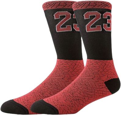 Nr 23 Socken - Rote Twentythree Number Sport Socks (Größe 35-42)