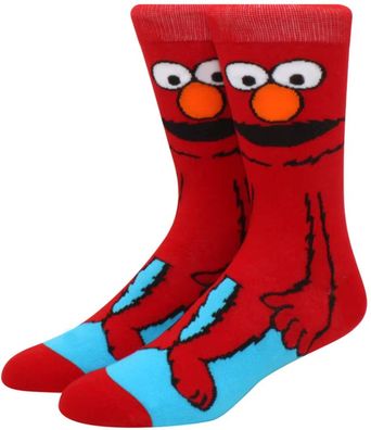 Elmo Monster Socken - Sesamstraße Sesame Street Muppet Cartoon-Socken