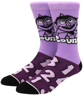 Graf Zahl Socken - Sesamstraße Sesame Street Muppet Cartoon-Socken