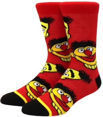 Ernie Socken - Sesamstraße Sesame Street Muppet Cartoon-Socken