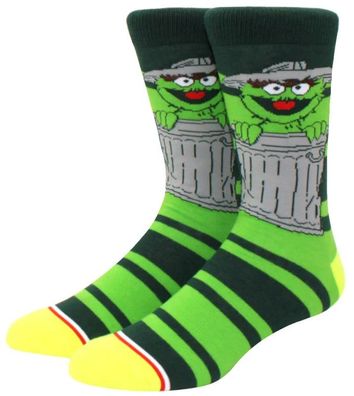 Oscar The Grouch Grüne Socken - Sesamstraße Cartoon-Socken